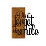 Wallity Dont Forget To Smile Escultura de pared de madera y metal